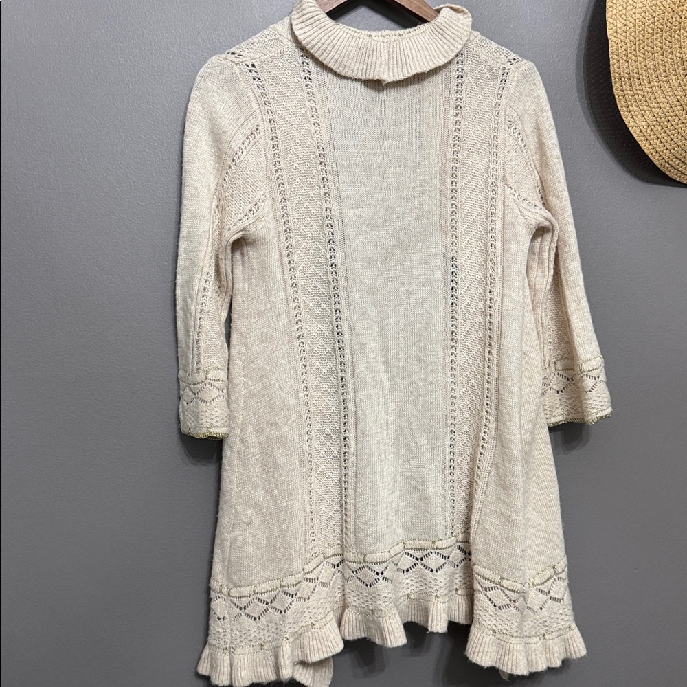 Alberto Makali Cardigan Light Sweater with ruffle detail. Dressy/Casual/ - Picture 5 of 5